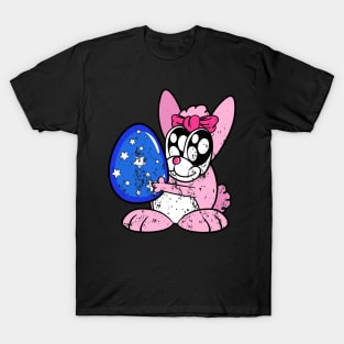 Retro Vintage Grunge Easter Bunny T-Shirt